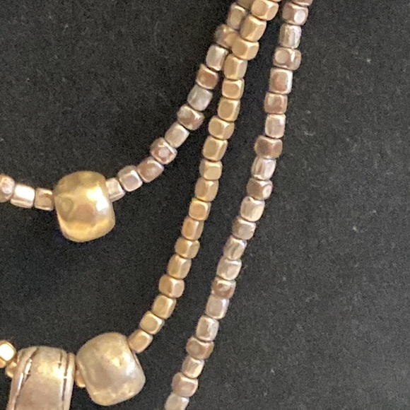 22" Chicos Multi Tone Beaded Necklace - Picture 3 of 11